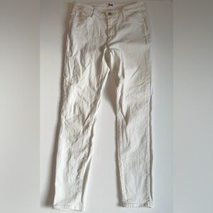 Paige Hoxton Ankle Skinny Jeans Women’s 28 White Stretch Denim Made In USA